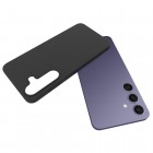 Samsung Galaxy S25+ cieta silikona (TPU) melns apvalks