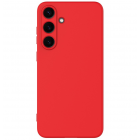 Samsung Galaxy S25+ "Shell" cieta silikona (TPU) apvalks - sarkans