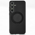 Samsung Galaxy S25+ "ViLi" TCY Carbon MagSafe Kickstand melns apvalks