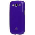 Samsung Galaxy S3 i9300 Mercury violeta cieta silikona (TPU) futrālis