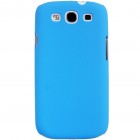 Samsung Galaxy S3 (i9300) plastmasas zils futrālis