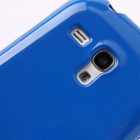 Samsung Galaxy S3 mini i8190 Mercury tumši zils cieta silikona (TPU) futrālis