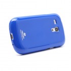 Samsung Galaxy S3 mini i8190 Mercury tumši zils cieta silikona (TPU) futrālis