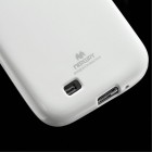 Samsung Galaxy S4 Mercury balts cieta silikona (TPU) apvalks