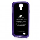 Samsung Galaxy S4 Mercury violeta cieta silikona (TPU) apvalks