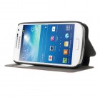 Samsung Galaxy S4 mini i9195 S View atvēramais rozs ādas futrālis