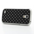 Samsung Galaxy S4 mini elegants melns futrālis ar spīduļiem