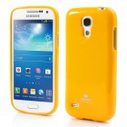 Samsung Galaxy S4 mini Mercury dzeltens cieta silikona (TPU) futrālis
