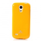 Samsung Galaxy S4 mini Mercury dzeltens cieta silikona (TPU) futrālis