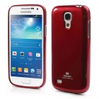 Samsung Galaxy S4 mini Mercury sarkans cieta silikona (TPU) futrālis