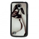Samsung Galaxy S4 Mini retro plastmasas futrālis - lūpas