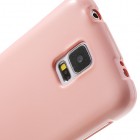 Samsung Galaxy S5 (S5 Neo) Mercury gaiši rozs cieta silikona (TPU) apvalks