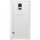 Samsung Galaxy S5 G900 (S5 Neo G903) oficiāls Flip Wallet Cover atvērams balts ādas maciņš (maks)