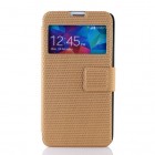 Samsung Galaxy S5 (S5 Neo) pīts atvērams zelta s view maciņš
