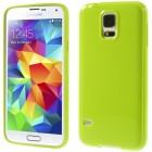 Samsung Galaxy S5 (S5 Neo) Jelly Case zaļš cieta silikona (TPU) futrālis