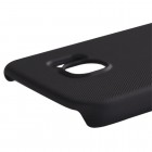 Samsung Galaxy S6 (G920) Nillkin Frosted Shield melns plastmasas apvalks + ekrāna aizsargplēve