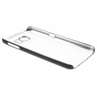 Samsung Galaxy S6 (G920) dzidrs (caurspīdīgs) melns plastmasas apvalks