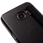 Samsung Galaxy S7 (G930) View Window atvēramais melns maciņš