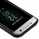 „Lenuo“ Soft Slim Samsung Galaxy S7 Edge (G935) melns ādas apvalks