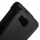 Samsung Galaxy S7 Edge (G935) Plastmasas apvalks pie siksna - melns