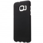 Samsung Galaxy S7 Edge (G935) Plastmasas apvalks pie siksna - melns