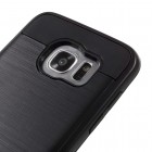 Sustiprintos apsaugos Samsung Galaxy S7 edgeSamsung Galaxy S7 edge G935 pastiprinātas aizsardzības melns apvalks G935 juodas kieto silikono (TPU) ir plastiko dėklas