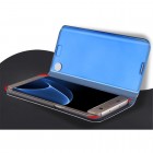 Samsung Galaxy S7 Edge (G935) plastmasas atvērams zelta ādas maciņš