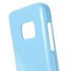 msung Galaxy S7 (G930) Mercury gaiši zils cieta silikona (TPU) apvalks