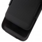 Samsung Galaxy S7 (G930) Plastmasas apvalks pie siksna - melns