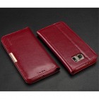 Samsung Galaxy S7 (G930) „Kalaideng“ Royale ādas atvēramais bordo maciņš