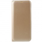 Samsung Galaxy S8 (G950) zelta atvēramais Smart Wallet ādas maciņš - maks