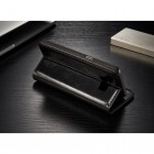 Samsung Galaxy S8 (G950) „CaseMe“ solīds atvēramais ādas melns maciņš - maks