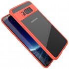 Samsung Galaxy S8 (G950) „IPAKY“ Frame dzidrs apmales sarkanā krāsā apvalks