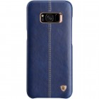 Samsung Galaxy S8 (G950) Plus „Nillkin“ Englon zils ādas apvalks