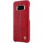 Samsung Galaxy S8 (G950) Plus „Nillkin“ Englon sarkans ādas apvalks