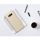 Samsung Galaxy S8 (SM-G9500) Nillkin Frosted Shield zelta plastmasas apvalks + ekrāna aizsargplēve