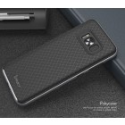 Samsung Galaxy S8+ (G955) „IPAKY“ cieta silikona (TPU) melns apvalks (apmales - pelekā krāsā)