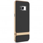 Samsung Galaxy S8 (G950) „Rock“ Royce pastiprinātas aizsardzības melns apmales zeltā krāsā apvalks