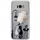 Samsung Galaxy S8 (G980) „Squezy“ Cat cieta silikona (TPU) dzidrs apvalks