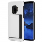 Samsung Galaxy S9 (G960) „Combo“ Card Holder balts silikons apvalks