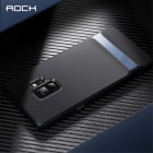 Samsung Galaxy S9 (G960) „Rock“ Royce pastiprinātas aizsardzības melns apmales zilā krāsā apvalks