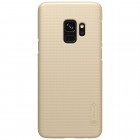 Samsung Galaxy S9 (G960) Nillkin Frosted Shield zelta plastmasas apvalks + ekrāna aizsargplēve
