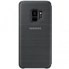 Samsung Galaxy S9 (G960) oficiāls Led View Cover atvērams melns ādas maciņš (maks)
