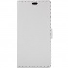 Samsung Galaxy S9+ (G965) atvēramais ādas balts maciņš (maks)