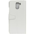 Samsung Galaxy S9+ (G965) atvēramais ādas balts maciņš (maks)