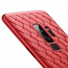 Samsung Galaxy S9+ (G965) „Baseus“ Weaving sarkans cieta silikona apvalks