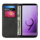Samsung Galaxy S9+ (G965) „Split“ sērijas melns atvērams maciņš, maks