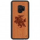 Samsung Galaxy S9+ (G965) „Crafted Cover“ Vytis dabīga koka telefona apvalks