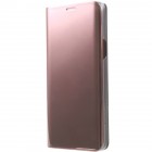 Samsung Galaxy S9 (G960) plastmasas atvērams rozs ādas maciņš