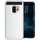 Samsung Galaxy S9 (G960) „Sliding“ Card Holder sudrabs silikons apvalks
